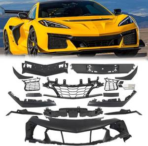 lot 391715 image: Retails for $827 KARPAL Front Bumper Front Upper Lower Grille Lip Body Kit Full Conversion Fit for 2020-2025 Chevy Chevrolet Corvette C8 Z06 Style