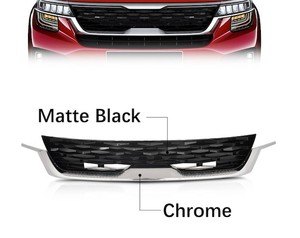lot 391716 image: Front Grille For 2021 2022 2023 Kia Seltos EX SX 86350Q5310 KI1200215