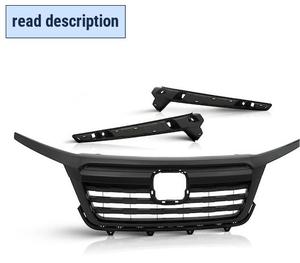 lot 391699 image: Retails for $156 Front Upper Bumper Grill Assembly Fits 2017-2020 Honda Ridgeline -Gloss Black