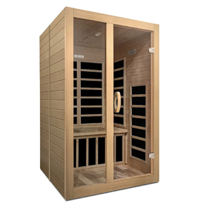 lot 291666 image: Retails for $1900 Dynamic Santiago Elite 2-person Infrared Sauna (LARGE LOT, BRING ASSITANCE FOR LOADOUT)