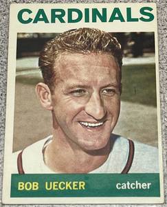 lot 111 image: 1964 Topps Baseball Card #543 - Bob Uecker St. Louis Cardinals