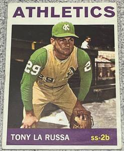 lot 116 image: 1964 Topps Baseball Card #244 - Tony LaRussa Kansas City Athletics