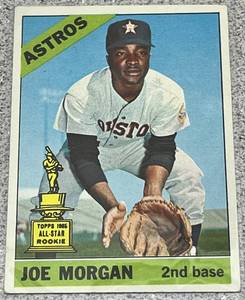 lot 131 image: 1966 Topps Baseball Card #195 - Joe Morgan Houston Astros