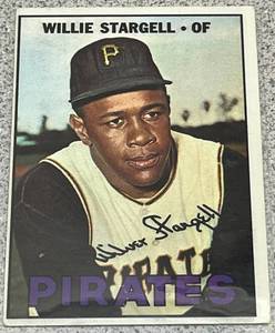 lot 137 image: 1967 Topps Baseball Card #140 - Willie Stargell Pittsburgh Pirates
