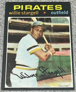 lot 165 image: 1971 Topps Baseball Card #230 - Willie Stargell Pittsburgh Pirates