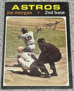 lot 166 image: 1971 Topps Baseball Card #264 - Joe Morgan Houston Astros