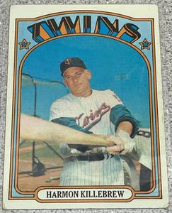 lot 170 image: 1972 Topps Baseball Card #51 - Harmon Killebrew Minnesota Twins