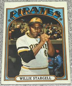 lot 177 image: 1972 Topps Baseball Card #447 - Willie Stargell Pittsburgh Pirates