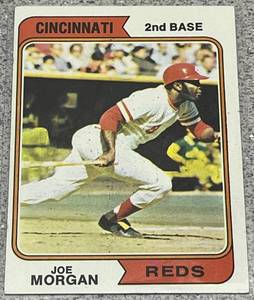 lot 190 image: 1974 Topps Baseball Card #85 - Joe Morgan Cincinnati Reds