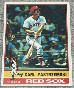 lot 212 image: 1976 Topps Baseball Card #230 - Carl Yastrzemski Boston Red Sox
