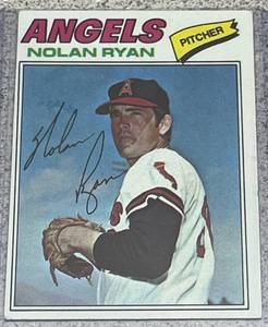 lot 239 image: 1977 Topps Baseball Card #650 - Nolan Ryan California Angels