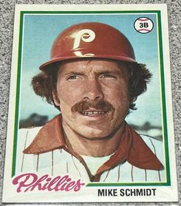 lot 247 image: 1978 Topps Baseball Card #360 - Mike Schmidt Philadelphia Phillies