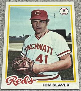 lot 248 image: 1978 Topps Baseball Card #450 - Tom Seaver Cincinnati Reds