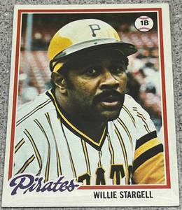 lot 249 image: 1978 Topps Baseball Card #510 - Willie Stargell Pittsburgh Pirates
