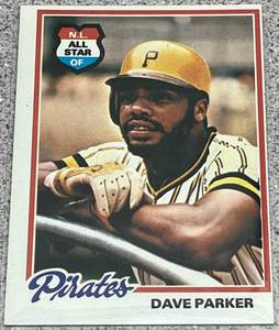 lot 251 image: 1978 Topps Baseball Card #560 - Dave Parker Pittsburgh Pirates NL All-Star