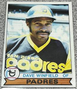 lot 260 image: 1979 Topps Baseball Card #30 - Dave Winfield San Diego Padres