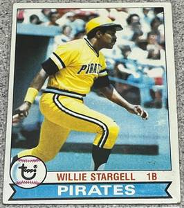 lot 262 image: 1979 Topps Baseball Card #55 - Willie Stargell Pittsburgh Pirates