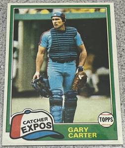 lot 319 image: 1981 Topps Baseball Card #660 - Gary Carter Montreal Expos