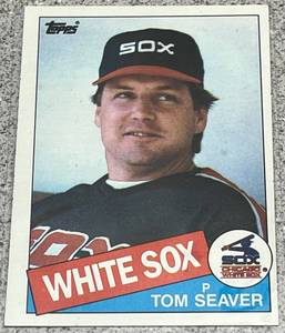lot 383 image: 1985 Topps Baseball Card #670 - Tom Seaver Chicago White Sox