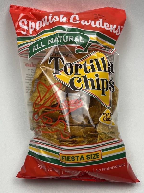 lot 108 image: Spanish Gardens All Natural Tortilla Chips Fiesta Size