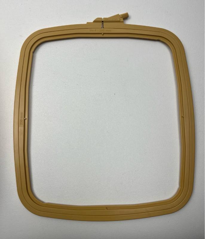 lot 169 image: Nurge Embroidery Hoop No.4 280mm Square Wooden Frame