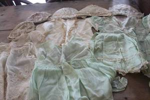 lot 1404 image: Antique Baby Clothes