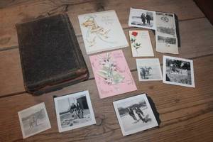 lot 1508 image: Antique 1942 Holy Bible and More