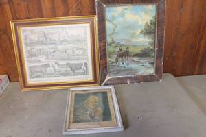 lot 1516 image: Various Sized Vintage Pictures