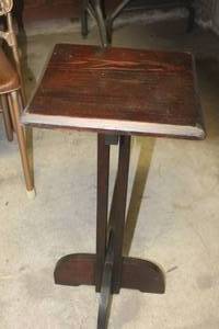 lot 1524 image: 25 Tall Wood Plant Stand