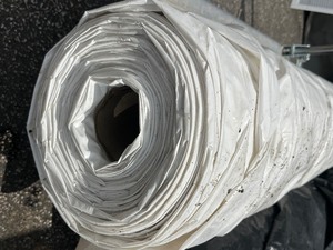 lot 38 image: XL White Vapor Barrier Material - 3 x 100 - Unfolds