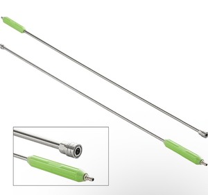 lot 20 image: Pressure Washer Wands & Attachments  96 Inch Power Washer Extension Wand Replacement with Molded Grip, Universal Pressure Spray Lance, 14 Quick Connect Fittings, Stainless Steel, 2 Pack