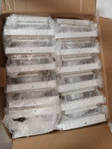lot 19759 image: 12Pack Solar Powered White Post Lights 4x4 - Retail $25