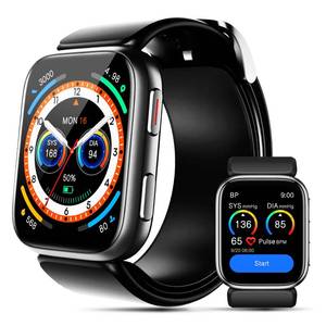 lot 25949 image: BP Doctor Smart Watch Blood Pressure, 1.95 Blood Pressure Monitor with Air Pump Band, Blood Pressure Watch with Sleep Heart Rate Monitor, Pedometer, Watch Supports Data Sharing, Reminder Monitoring