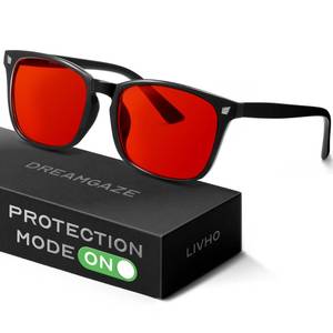 lot 28154 image: Livho Gaming Blue Light Blocking Glasses for Better Sleep, Premium Night Driving, Computer Blockers for Man & Woman - Retail $18