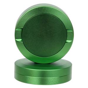 lot 28187 image: PODAHO Metal Container for Zyn  Zyn Metal Can  Snus Can  3 Layer Aluminum Zyn Holder  Zyn Tin  Snus Container  EDC Storage, Multiple Colors, (Green) - Retail $14