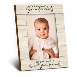 lot 28215 image: Foyoulame Great Grandparents Baby Announcement Picture Frames 4x6, Great Grandparents Gifts, Baby Announcement Grandparents, Baby Reveal Gifts For Grandparents Photo Picture Frames for Table Desk - Retail $15
