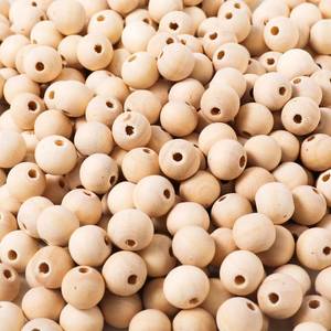 lot 28229 image: Wood Beads Natural Unfinished Round Wooden Loose Beads Wood Spacer Beads for Craft Making Decorations and DIY Crafts(10MM) - Retail $6