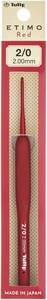 lot 28230 image: Tulip Etimo Red Crochet Hook WCushion Grip-Size 22.00mm - Retail $20