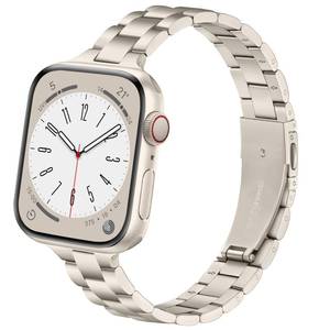 lot 28243 image: Lenrao Compatible Apple Watch Bands 40mm for Women, Metal Starlight for iWatch Band 38mm 41mm 44mm 45mm 42mm,Thin Stainless Steel Strap for Apple Watch Band Series 11 10 9 8 7 6 5 4 3 2 1 SE - Retail $23