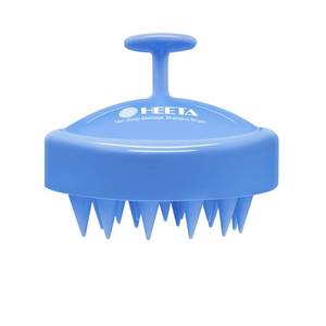 lot 28245 image: HEETA Shampoo Scalp Brush Massager Hair Growth, Scalp Scrubber with Soft Silicone Bristles for Hair Growth & Dandruff Removal, Hair Brush for Scalp Exfoliator, Royal Blue - Retail $10