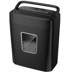 lot 62256 image: Bonsaii Paper Shredder, 8-Sheet Crosscut Home Office Shredder with 4.2 Gallon Bin, P-4 Security Level Document Shredder Shred Credit CardMailStapleClip (C261-C Updated) - Retail $42