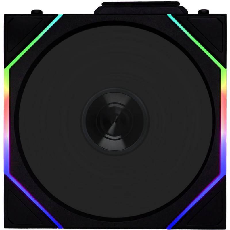 lot 26307 image: LianLi 120mm 12TL1W1B FDB Black Fan High Performance - Retail $100