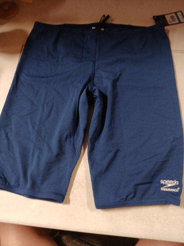 lot 30507 image: Speedo Mens Navy Blue Bike Shorts Size 36 - Retail $55