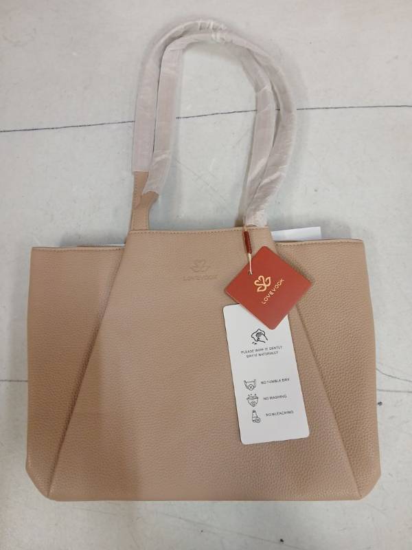lot 30785 image: Lovevook Tote Purse 11.5in Sandy