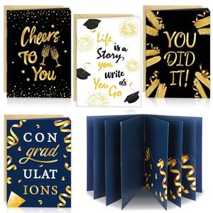 lot 18375 image: Sereliy 4 Sets Graduation Gift Card Book, Congrats Grad Money Holder Cards with Envelopes, Graduation Gift Card Booklet Organizer for Class of 2026, Students, Friends - Retail $6
