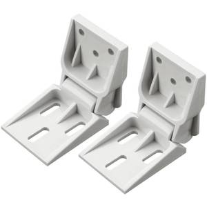 lot 18440 image: Beeveer 2 Pcs Freezer Plastic Hinge Compatible with Haier Freezer 3 Holes Folding Door Hinge Counterbalance Universal 95-110 Degrees Small Hinges for Fridge Refrigerator Parts - Retail $9