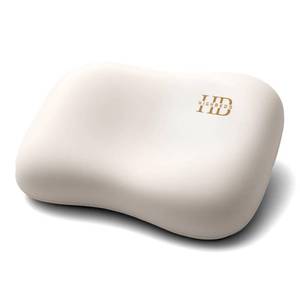 lot 19773 image: HighBeds Cervical Neck Pillow - Side Sleeper Pillow for Neck Pain Relief, Soft Ergonomic Memory Foam Pillows Ice Silk Zipperless Pillowcase, Eco-Friendly and Durable Material (White) - Retail $66
