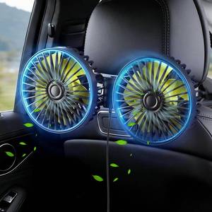 lot 26021 image: IriQuart Car Fans for Backseat for Kids, Car Backseat Fan for Car Back Seat(No Battery) - Retail $16