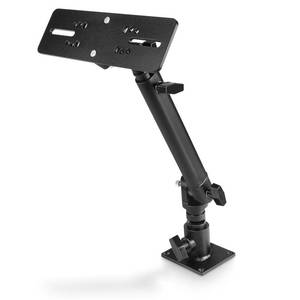 lot 26025 image: Bzcovac Marine Electronic Mount, Fish Finder Bracket, Anodized Aluminum Monitor Mount with 350° Swivel, Adjustable Height, Easy to Install, Mounting Plate Fits Most Monitors - Retail $186