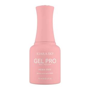 lot 43334 image: KIARA SKY Gel Pro HEMA-Free Gel Nail Polish  Full Coverage, 28 Day Wear, Self-Leveling, UVLED Soak-Off, 0.5 fl oz  Halfhearted #025 - Retail $10